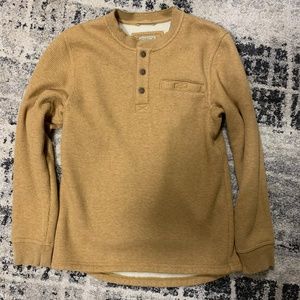 LL Bean Fleece Henley